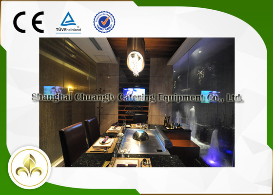 شراء المرسب الكهروستاتيكي Teppanyaki الطبخ لوحة مطعم Hibachi طاولة الشواء online manufacture