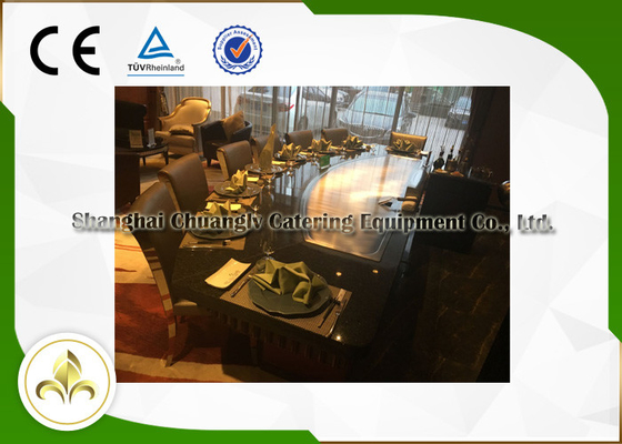 شراء مطعم داخلي Teppanyaki Grill Gas سعة 10 مقاعد لدجاج لحم البقر online manufacture