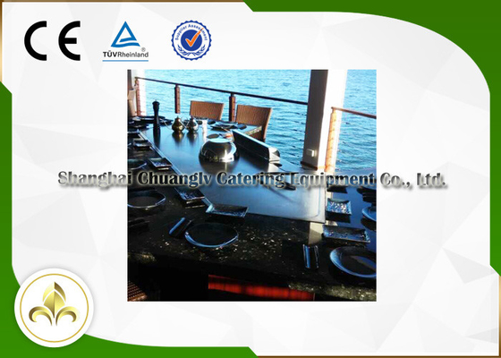 شراء الكهرومغناطيسية Hibachi Grill اليابانية طبخ الجدول شكل جسر لمطعم / فندق online manufacture