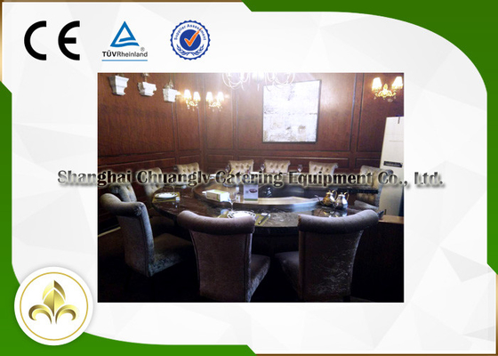 شراء طاولة شواء تيبانياكي دائرية احترافية من الفولاذ المقاوم للصدأ بتصميم ملكي online manufacture