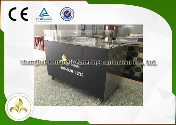 شراء التعريفي لوحة تيبانياكي التجارية Hibachi Grill المدمج في منفاخ الهواء online manufacture