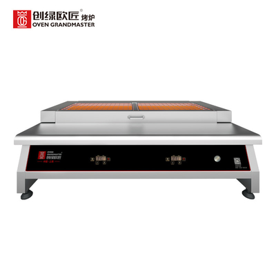 شراء 380V الشواء التجاري شواء شواء مقصف معدات تقديم الطعام التجارية online manufacture