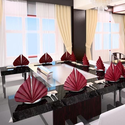 شراء مطعم فندق Teppanyaki Grill Table مع شهادة CE online manufacture