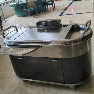 شراء طاولة شواء تيبانياكي غازية من الفولاذ المقاوم للصدأ طاولة شواء هيباتشي online manufacture