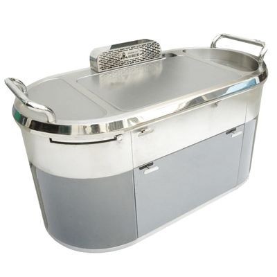 شراء طاولة شواء تيبانياكي متنقلة من الستانلس ستيل GREENARK TO14 بقوة 8 كيلو واط التصنيع عبر الإنترنت