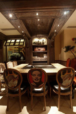 شراء طاولة الشواء في مطعم تيبانياكي التصنيع عبر الإنترنت