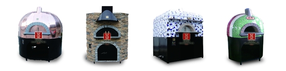 شراء قبة فرن البيتزا الإيطالية الحديثة مع مجرفة تنظيف / فرشاة نحاسية التصنيع عبر الإنترنت