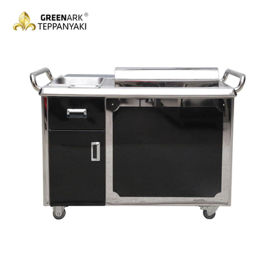 شراء طاولة شواء Hibachi الخارجية الكهرومغناطيسية المستطيلة للحوم البقر / الضأن online manufacture
