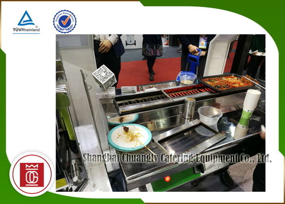 شراء شوايات الشواء التجارية بدون دخان ، حامل كهربائي مستطيل في وضع الاستعداد online manufacture