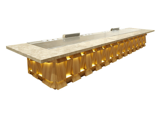 شراء حساء شواء شواء متنقل تيبانياكي معدات متعددة الوظائف للمطعم online manufacture