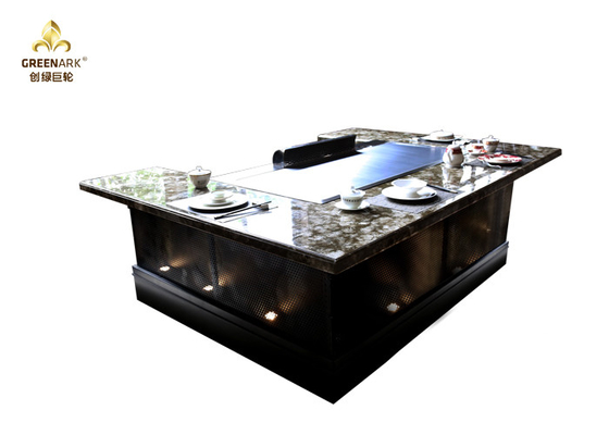 شراء طاولة شواء كهربائية Teppanyaki Hibachi مع تصميم مدخل هواء غارق online manufacture