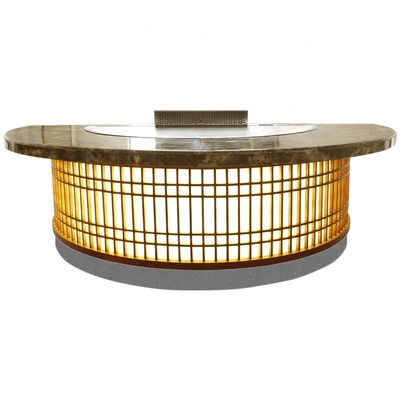 شراء Stainless Steel Teppanyaki Grill Table 8000W 1300x1000mm التصنيع عبر الإنترنت