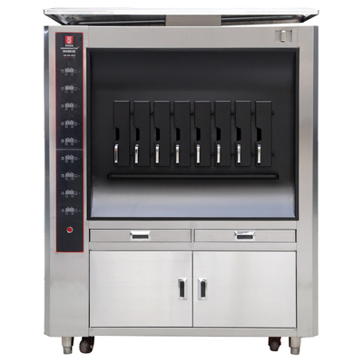 OVEN GRANDMASTER KD50 ماكينة شواء السمك التجارية - طبقة واحدة 8 شبكات كهربائية