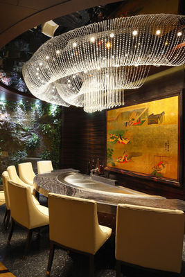 طاولة شواء تيبانياكي دائرية الشكل