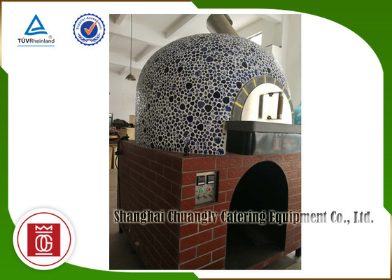 Neapolitan Pizza Oven / إيطاليا اكتب فرن البيتزا Lava Rock تسخين الغاز