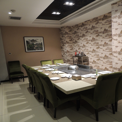 طاولة شواء تيبانياكي تجارية من سبائك الصلب 20 مم 8000 واط