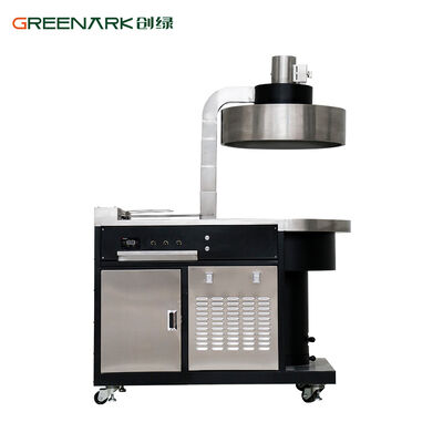 شواية فحم كهربائية احترافية 304 من الفولاذ المقاوم للصدأ ذات وضع مزدوج بقدرة 10 كيلو واط للشواء التجاري