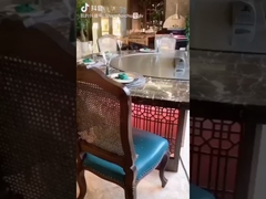 طاولة الشواء الدائرية تيبانياكي هيباتشي